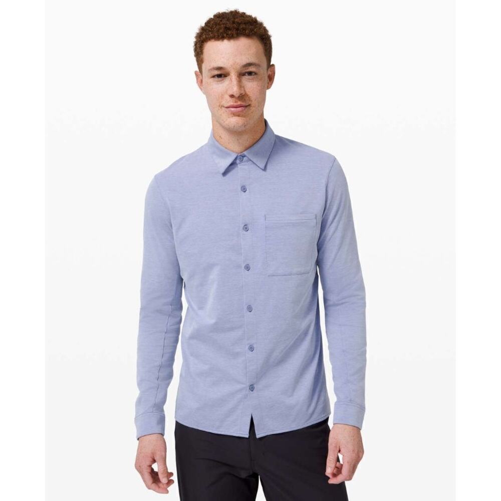 Lululemon Commission Long Sleeve Button Down *Qwick Oxford